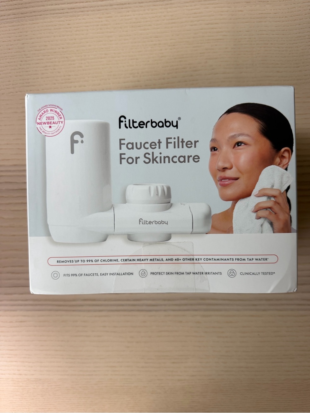 NIB Filterbaby Faucet Filter for Skincare - Tap Water Filter for Clearer Skin